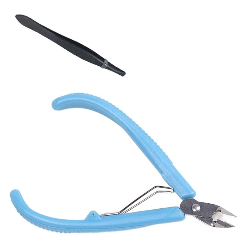 Специальные инструменты для модели сборки металла Плоскогубцы для первичной резки Плоскогубцы для диагональной резки утолщенные пинцеты из нержавеющей стали Инструменты для самостоятельной сборки