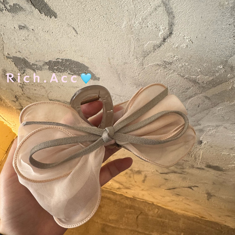【Real Shot】Stunningly Beautiful Color, Elegant Dirty Pink Bow, Large Hair Claw Clip, Unique and Stylish Hair Accessory 【Real Shot】Stunningly Beautiful Color, Elegant Dirty Pink Bow, Large Hair Claw Clip, Unique and Stylish Hair Accessory