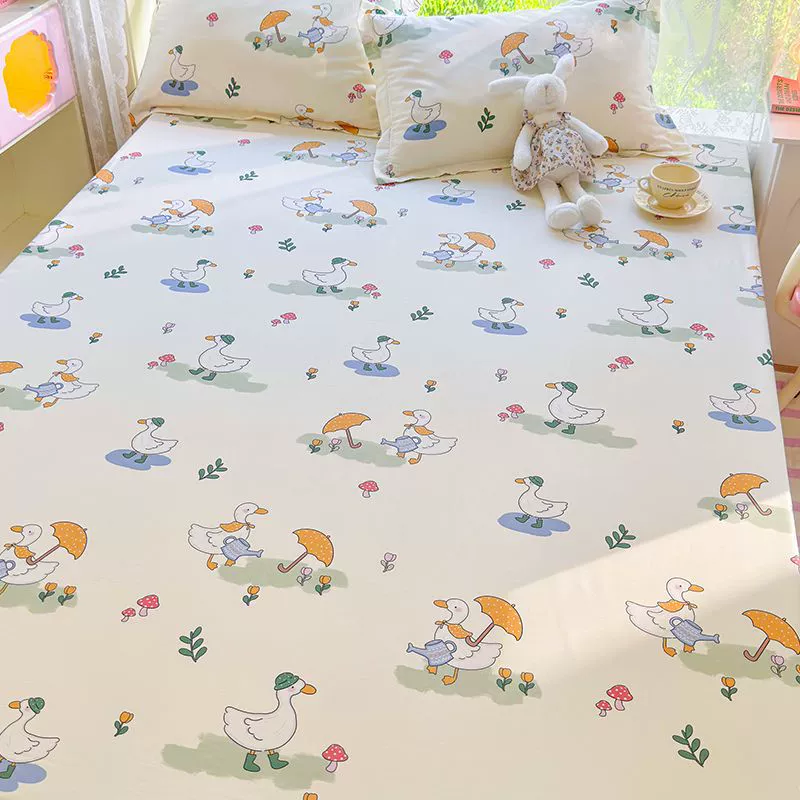 Детская простыня из хлопка с рисунком, 1,5 м