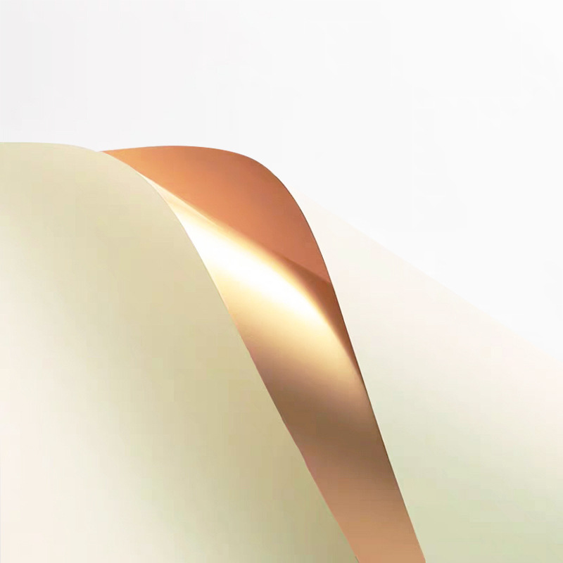 Papel de oro de doble cara de Corea impermeable flor material de papel de embalaje ramo floral coreano papel de oro de lujo de color oro