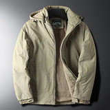 Флисовая демисезонная дорожная куртка, в американском стиле, увеличенная толщина