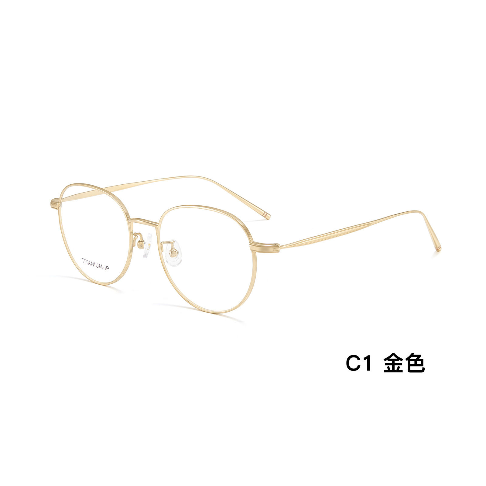 Monturas de gafas ovaladas retro de titanio puro de alta calidad con patillas de titanio de alta elasticidad, adecuadas para rostros grandes, disponibles con lentes graduadas, al por mayor.