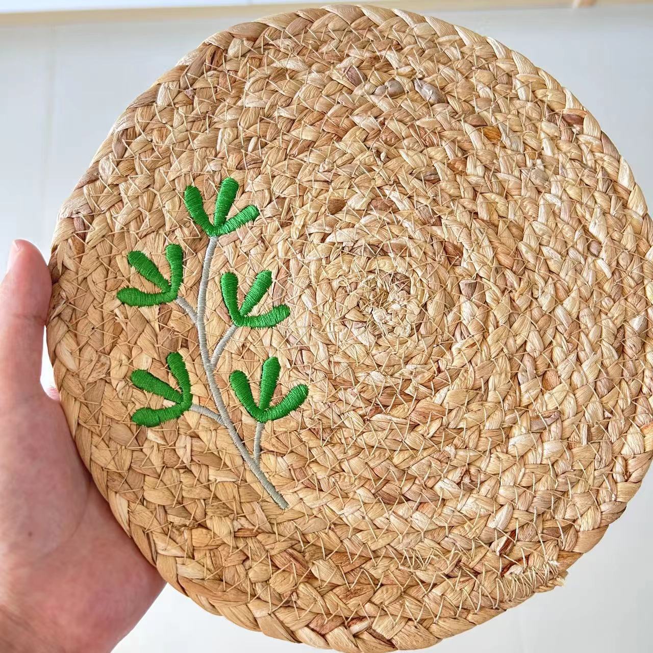 Al por mayor transfronterizo calabaza grasa cocina hogar almohadilla de mesa de comedor almohadilla de mesa de té almohadilla de aislamiento de platos almohadilla de aislamiento