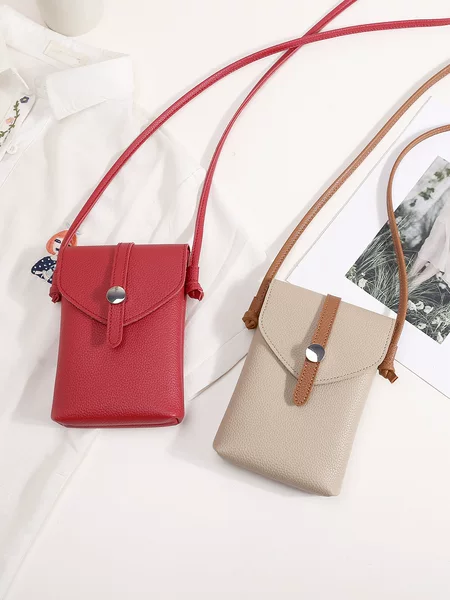 Korean Style Women's Soft Leather Fashionable Textured Shoulder Crossbody Bag 2026 Spring/Summer Versatile Ins Niche Lightweight Phone Bag