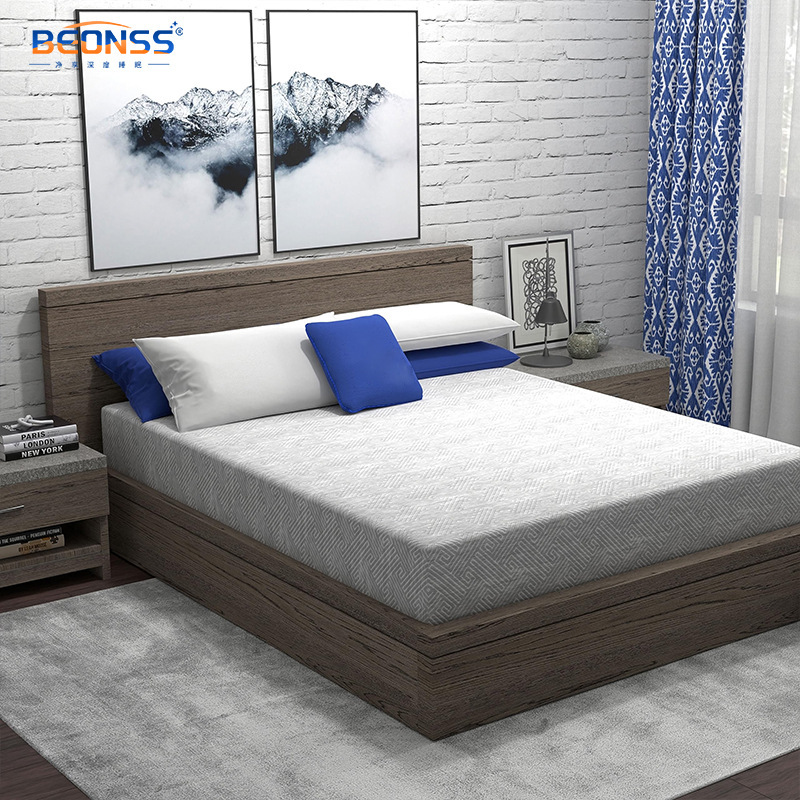 Three Layer Memory Foam Mattress Cover Breathable Cooling Gel Memory Foam Thickened Mattress