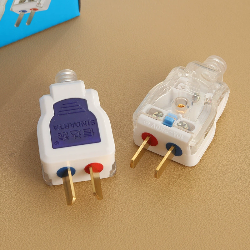 Прозрачный самоблокирующийся штекер Высокая мощность 10A Подъёмная клеммная стойка ПК огнестойкий поворотный фиксированный двухштекер