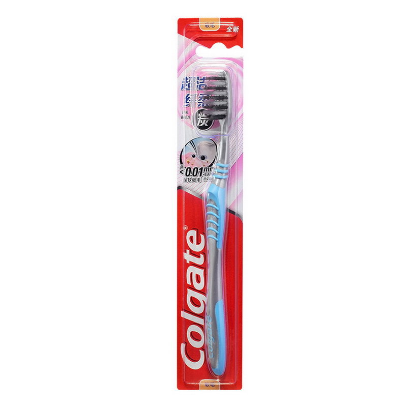 Colgate 슈퍼 깨끗한 부드러운 칫솔 단일 팩 (임의의 색상