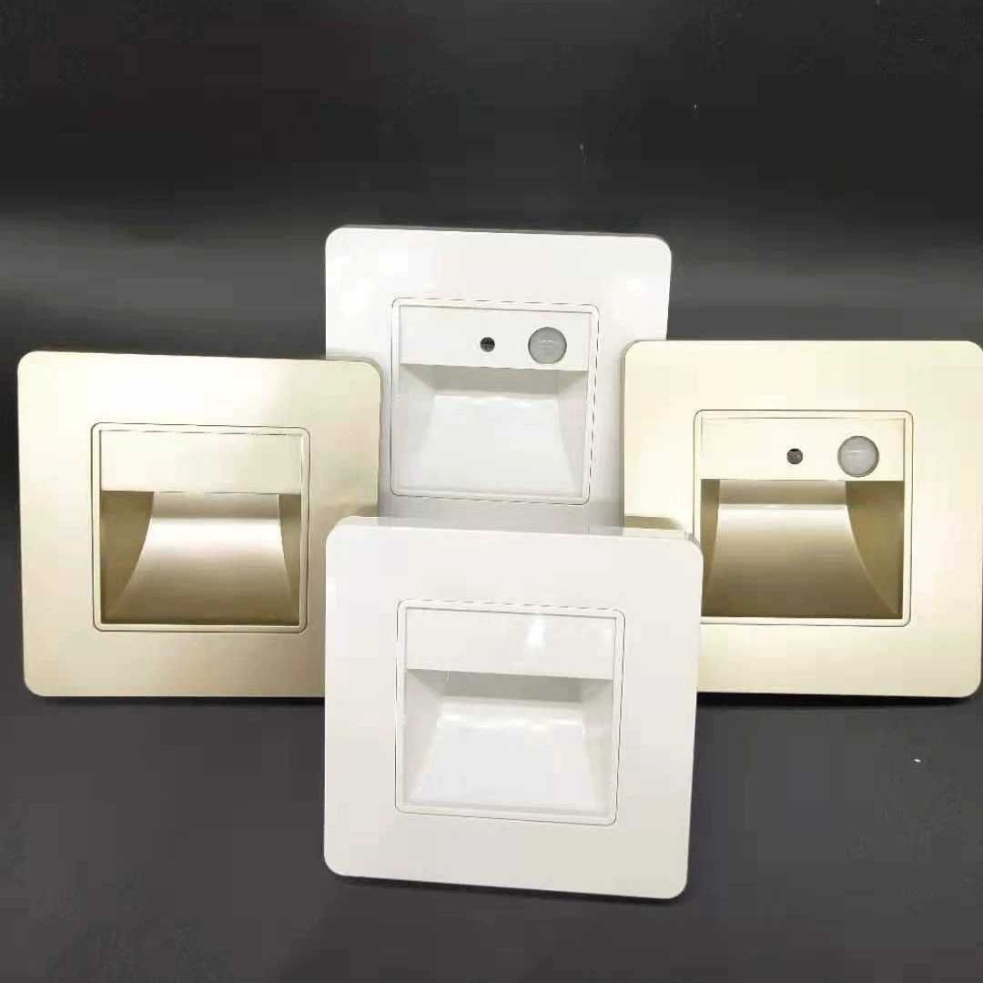 86 Тип встроенный индукционный светильник для человеческого тела светодиодный коридор лестничный проход ночник гостиничная ступенька индукция