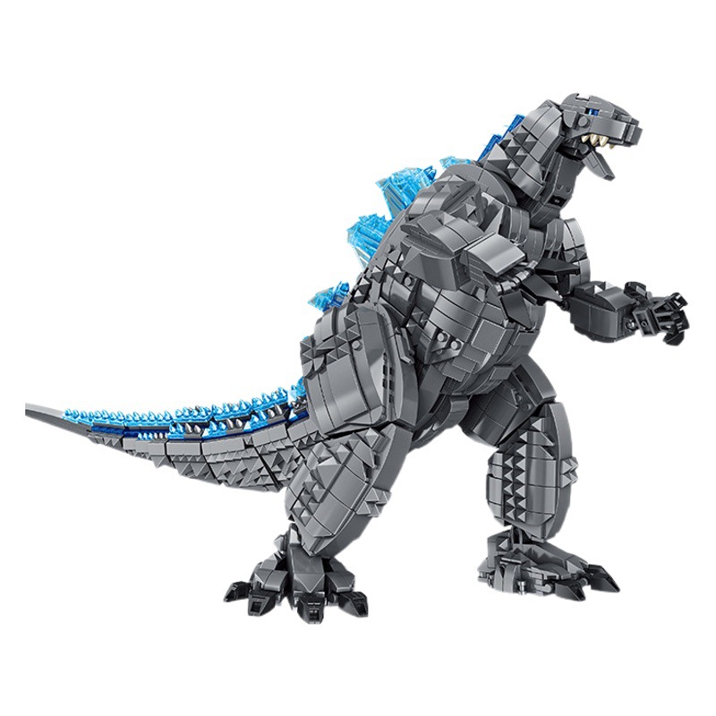 Panlos 687001-3 Juguete de Bloques de Construcción de Partículas Pequeñas con Licencia Oficial de Godzilla vs. Kong