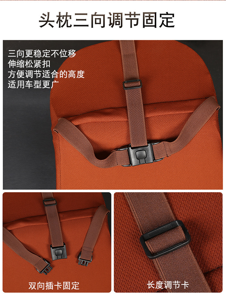 Truck-Specific Headrest and Lumbar Support Driver's Seat Lumbar Cushion for Passenger Buses, Semi-Trailers, and Large Vehicles with Memory Foam Neck Pillow and Lumbar Cushion