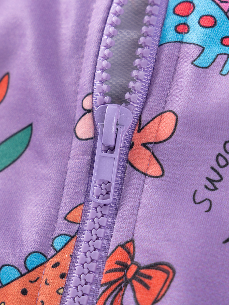 Little maven suéteres para niñas transfronterizas europeas y americanas con capucha de dibujos animados para niños chaqueta de manga larga de otoño