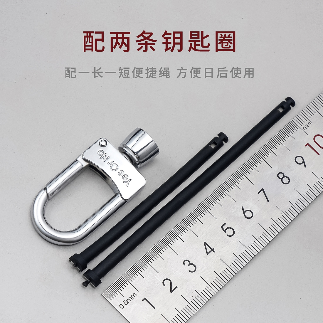 Simple llavero de coche de negocios personalizado de los hombres anti-arañazos clave cuerda de cuero larga y corta cuerda adecuada para todo tipo de modelos de coches clave