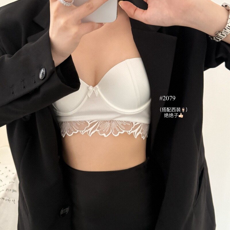 Ck&Ol2079 Sexy Inner Women's Push-Up Shaping Breast-Retracting Eyelash Lace Bra Makes Small Breasts Look Bigger Ck&Ol2079 Sexy Inner Women's Push-Up Shaping Breast-Retracting Eyelash Lace Bra Makes Small Breasts Look Bigger