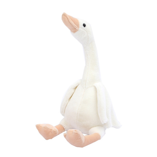 New Style Big Goose Doll Plush Toy Creative Simulation White Swan Stuffed Toy Children's Girls' Comfort Pillow Cloth Doll