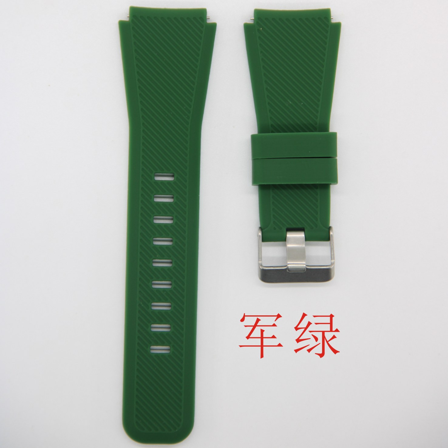 Para Samsung reloj Galaxy 3 Watch/3 engranaje S3 22mm moda correa de silicona