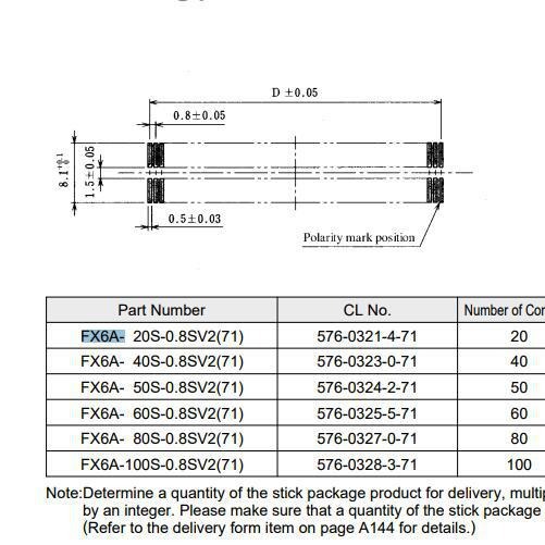 FX6A-40S-0.8SV2(93) FX6ϵ�������� ����HRS 40pin0.8mm���