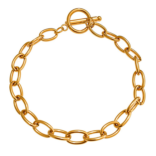 Internet celebrity mini titanium steel bracelet for women, fashionable and versatile ins Korean version of titanium steel without fading niche design, round snake chain