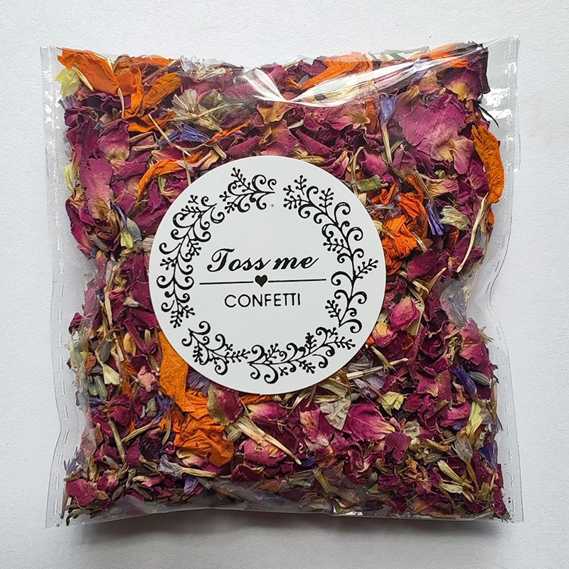 Amazon Rosa confeti pétalos transfronterizos productos calientes confeti natural partido degradable boda pétalos secos