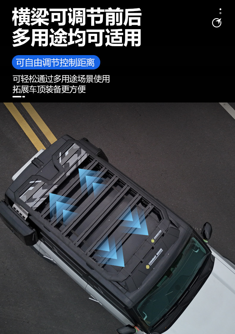 Suitable for Chery Icar03 Outdoor Camping Roof Expansion Explorer Roof Rack Canopy Side Tent Ladder