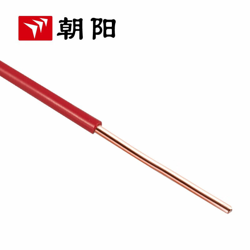 Chaoyang cable ZB-BV 6 cuadrado alambre ignífugo estándar nacional cable de núcleo único alambre de cobre 100 metros de rojo image 2