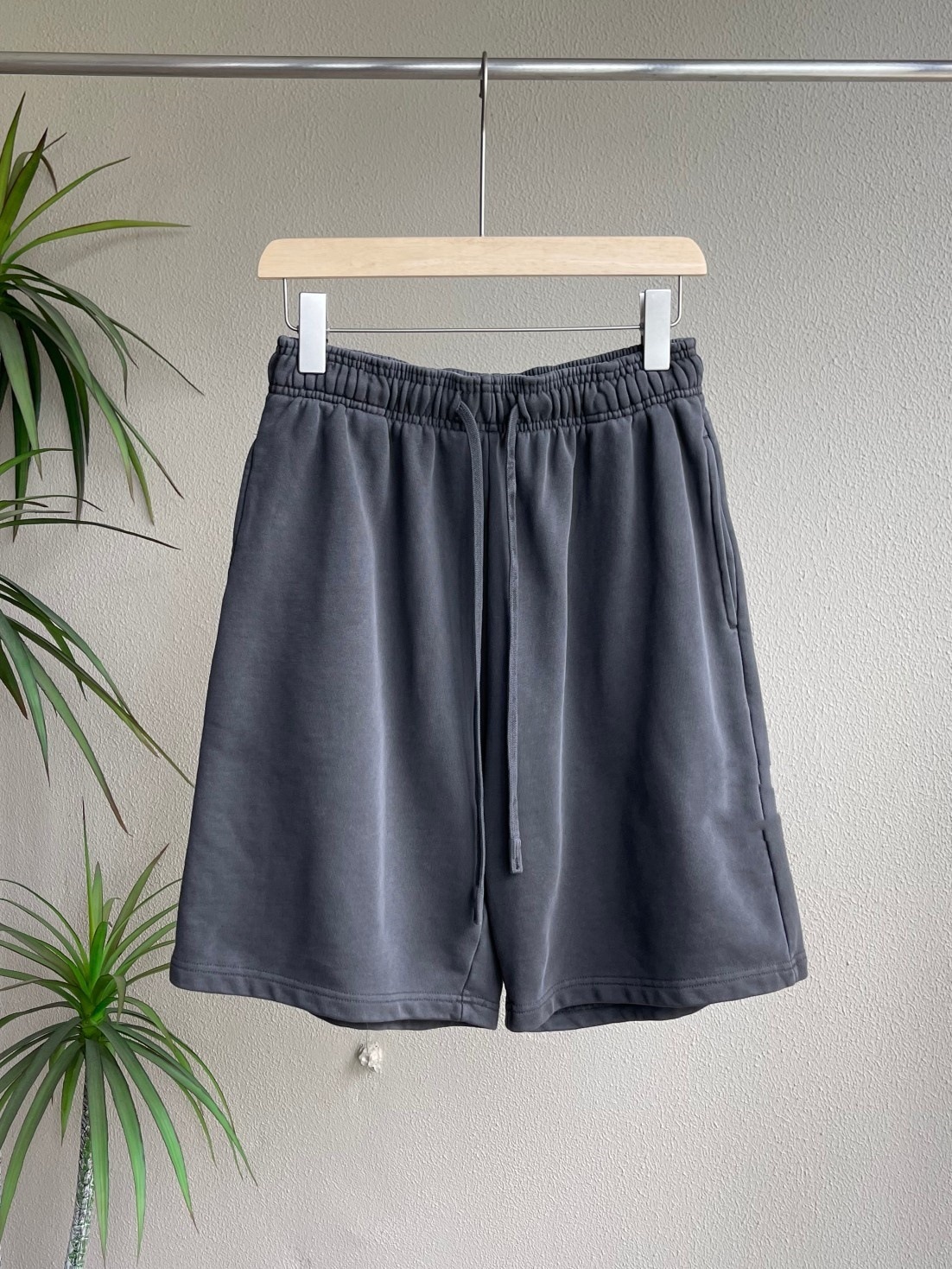 Lavados brazalete básico de Terry pantalones cortos de pareja lavado en agua brazalete básico de terry pantalones cortos de verano