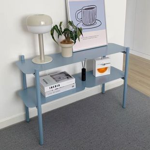 Nordic Double-Layer Bedroom Storage Rack Design Storage Living Room Modern Simple Small Apartment Home Side Table Display Rack