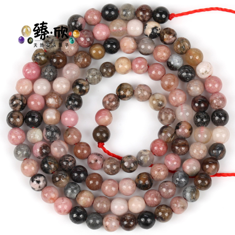 2mm3mm天然石小丸珠紫晶虎眼瑪瑙碧璽水晶散珠diyアクセサリー部品卸売り|undefined