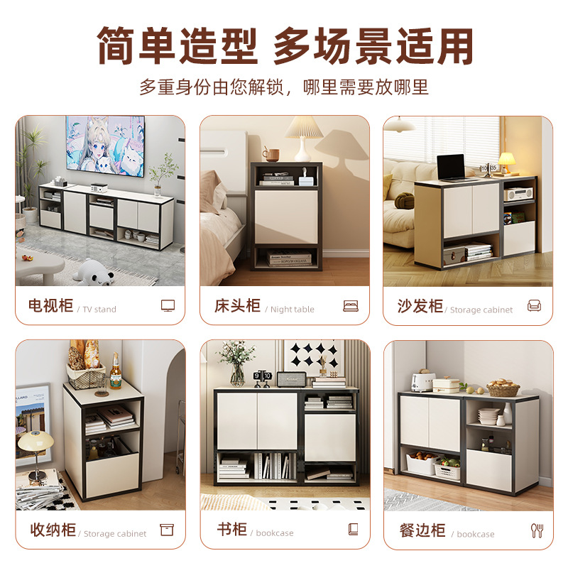 Personalizada mesilla de cama estante de dormitorio estante de libros estante de madera sólida estante de exhibición estante doméstico sala de estar armario de almacenamiento armario de almacenamiento