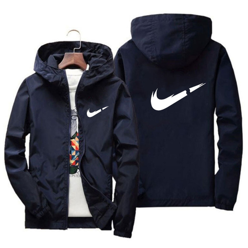 国境を越えた貿易売れ筋春と秋のジャケットメンズ無地ウインドブレーカー日焼け止め服クラス制服グループ制服プリント在庫あり|undefined