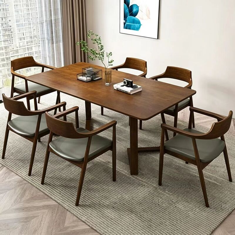 Nordic Solid Wood Dining Table, Simple and Minimalist for Small Apartments, Natural Wood Dining Table and Chairs, Dining Room Leisure Desk, Coffee Table, Meeting Table Nordic Solid Wood Dining Table, Simple and Minimalist for Small Apartments, Natural Wood Dining Table and Chairs, Dining Room Leisure Desk, Coffee Table, Meeting Table