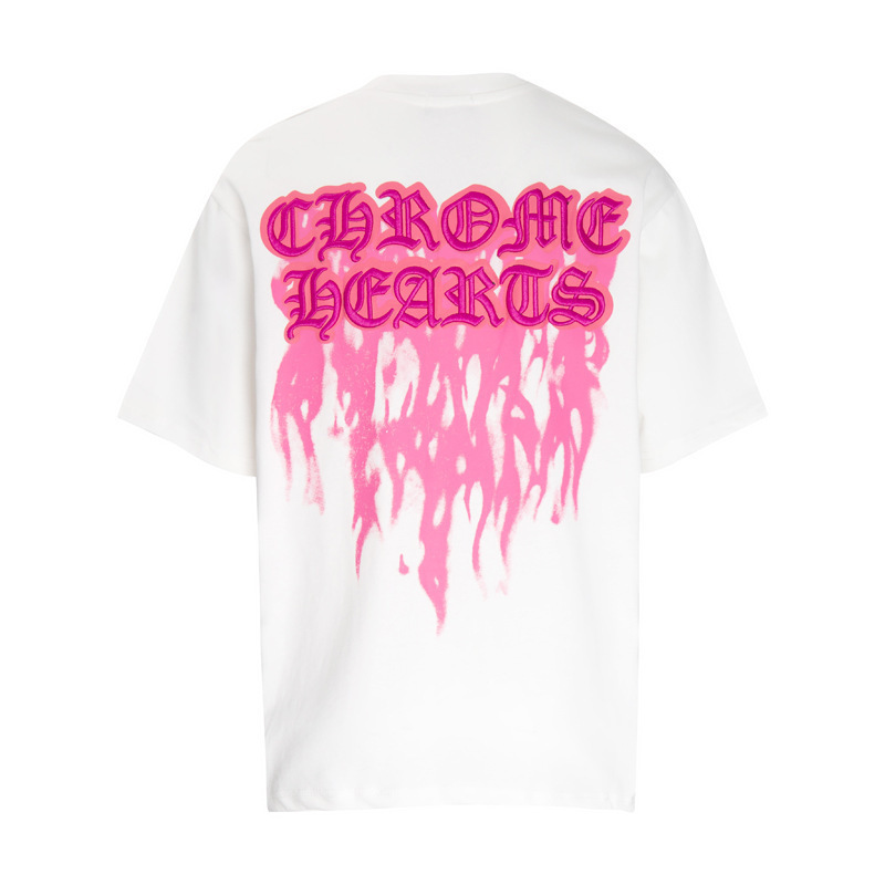 クロムハーツ カラークロスプリント半袖Tシャツ 男女兼用 25クロスボーダー 正規版|undefined