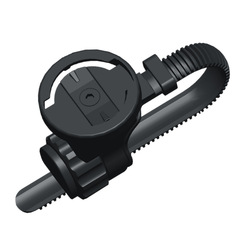 Adaptable for MagicShine bicycle light flashlight mount RHL1000 integrated flat handle round tube Garmin mount