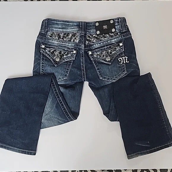 Y2K Cross-Border European and American Aliexpress Sexy Style Retro Low-Waist Sequin Niche Design Slim Washed Jeans Trend