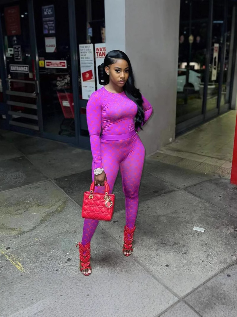 보라색(긴 스타일)