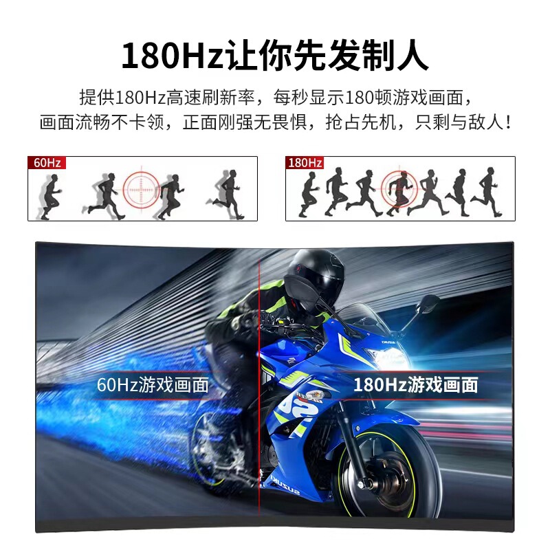 New Monitor 24-Inch 2K144Hz Screen Office External Monitor for Laptop Desktop Computer 27-Inch 180 Dropshipping