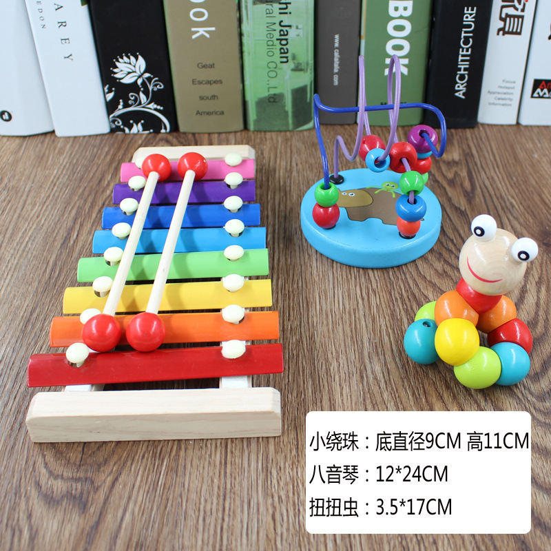 작은 와인딩 비드 + 옥타브 + 꼬인 웜