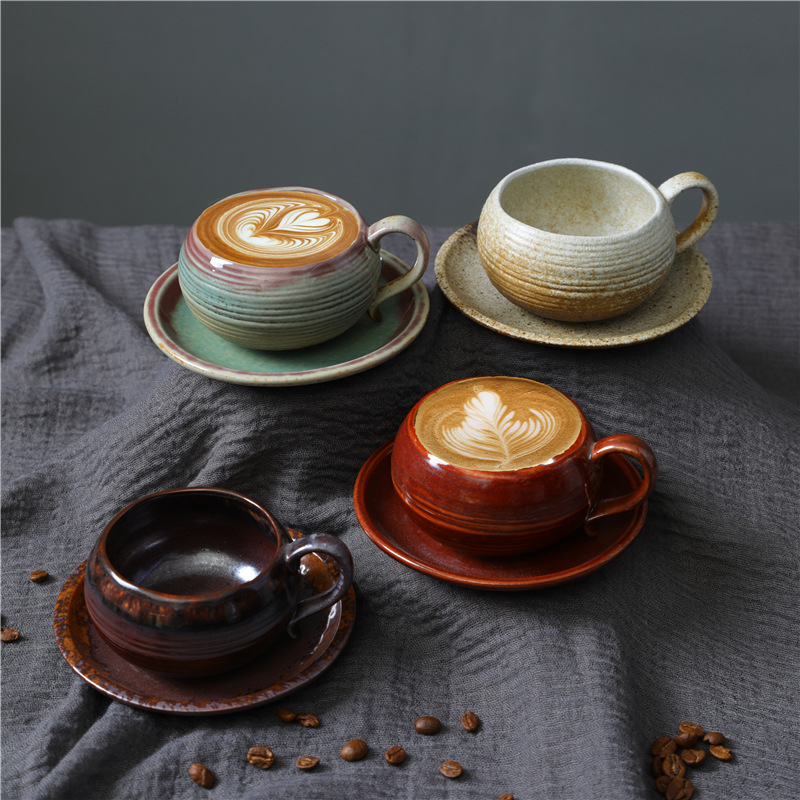 Retro coffee Japanese set