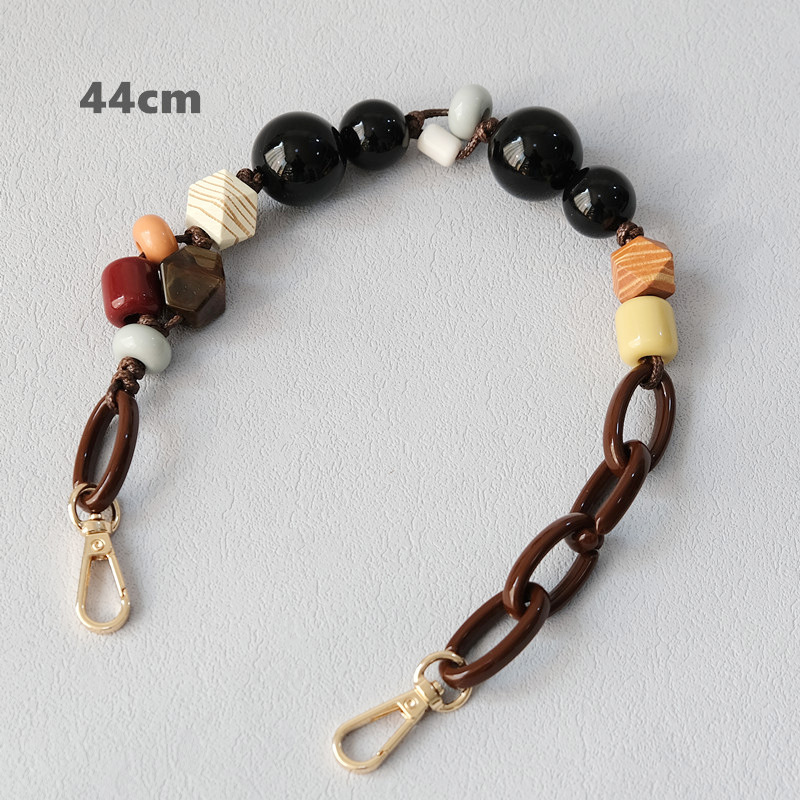 Catena di perline acriliche europee e americane, braccialetto di perline di legno alla moda, accessori, tracolla, cordino a tracolla, tracolla per borsa, catena per cellulare_voghion.com