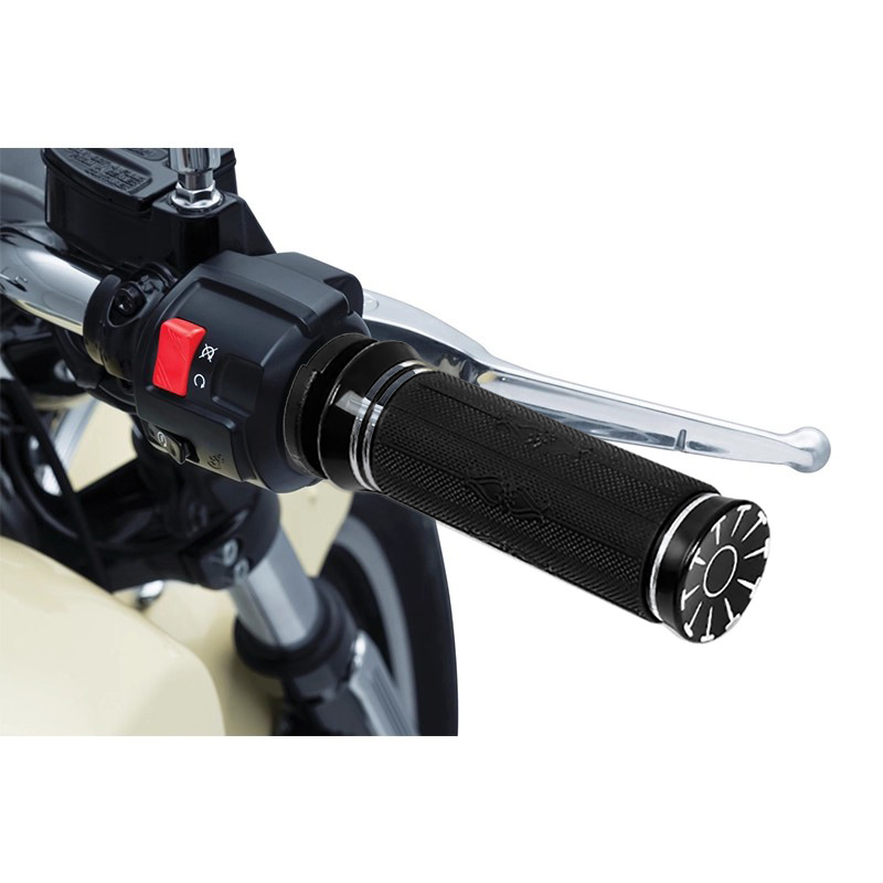 Aluminum Alloy Motorcycle Handlebar Grips Cable Valve Handle Cover Suitable for Harley Sportster Softail Glide Installation Handle