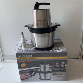 8L不锈钢电动绞肉机商用厨房八升大功率搅拌器绞菜山药研磨打碎机