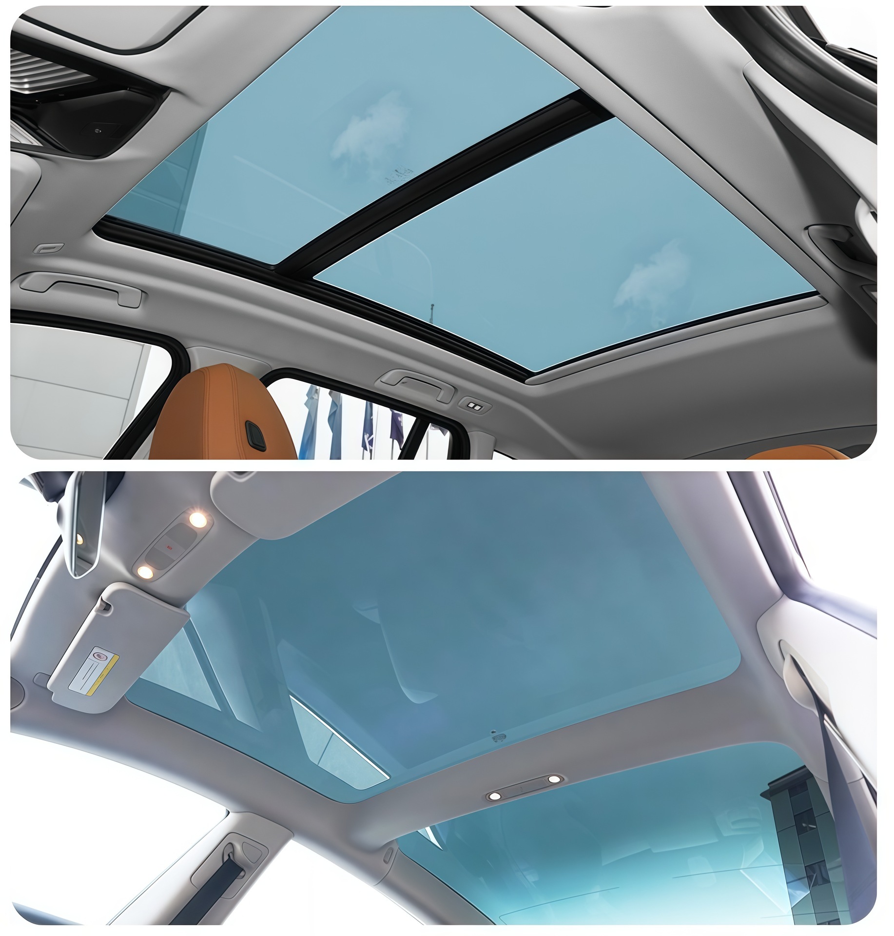 Car Tpu Film Panoramic Sunroof High Insulation Ice Armor Film High Sun Protection Explosion-Proof Anti-Uv Car Roof Glass Film