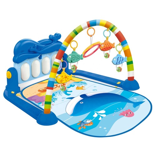 Baby Music Fitness Frame with Foot Piano and Crawling Mat, Cross-border Amazon Toys