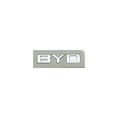 SEAL rear emblem, front emblem, Car logo - original-car-silver-byd-small-logo-sealed-font-model-prefix