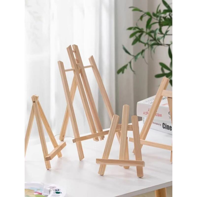 卸売りのミニの小さい画架の木製の初心者のデスクトップの画架の水の粉の展示棚の平板のスタンド式の携帯|undefined