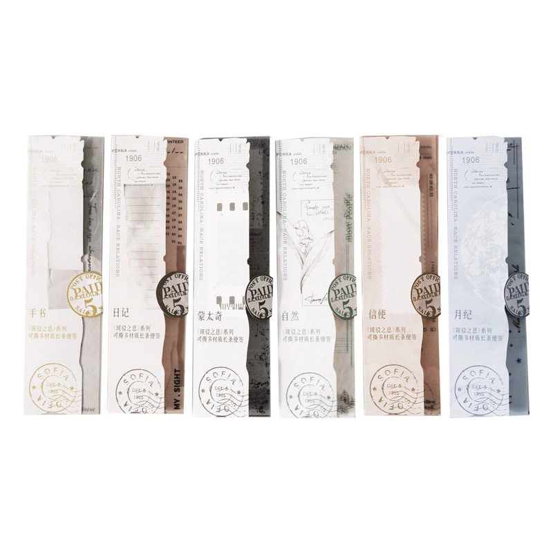 Томатный соус девушка пестрая интерес серии слезоточивый мульти-материал длинный журнал украшения Примечание 15 штук в 6 видов