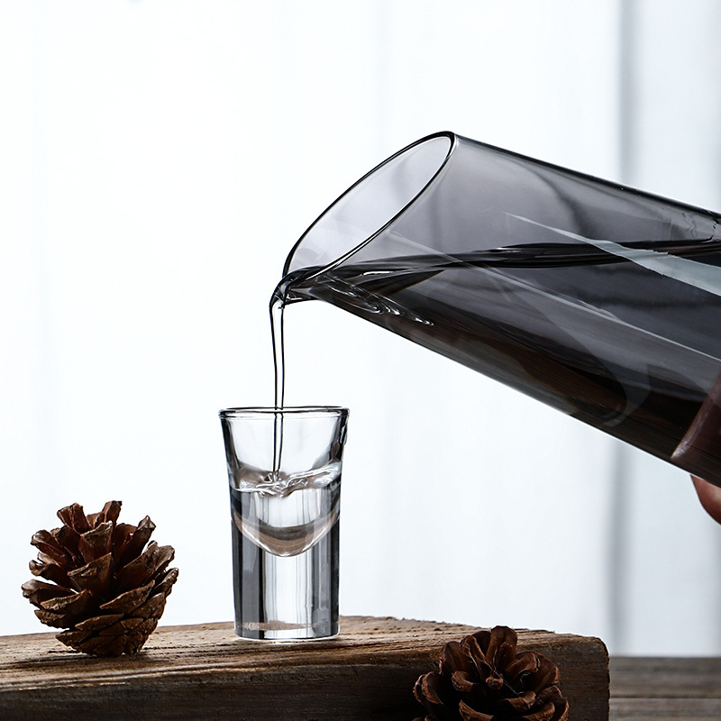 Estilo japonés vino pot bar separador de vino cóctel decantador cristal vaso vino Vino decantador
