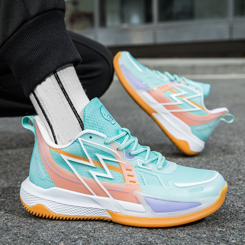 New Luminous Trendy Fashion Casual Sports Shoes for Men and Women, Youth Professional Practical Non-Slip and Wear-Resistant Basketball Shoes