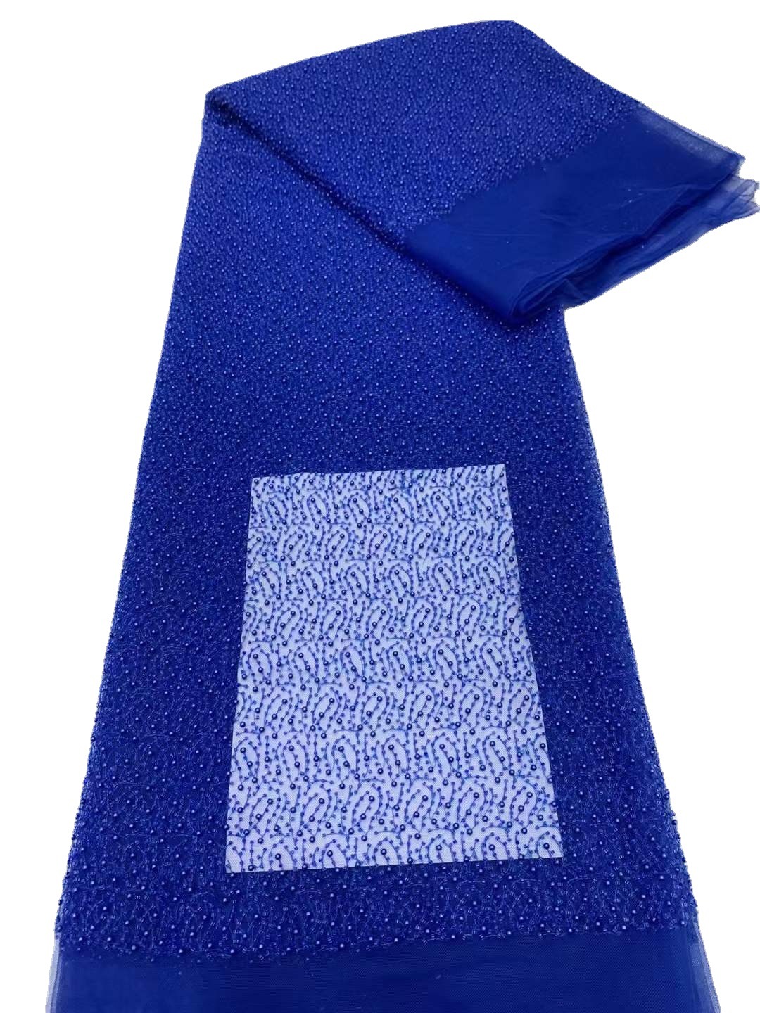 Cifrado tubo burbuja de cuentas bordado velo de novia vestido de tela en stock vestido de baile tela de encaje JX3404