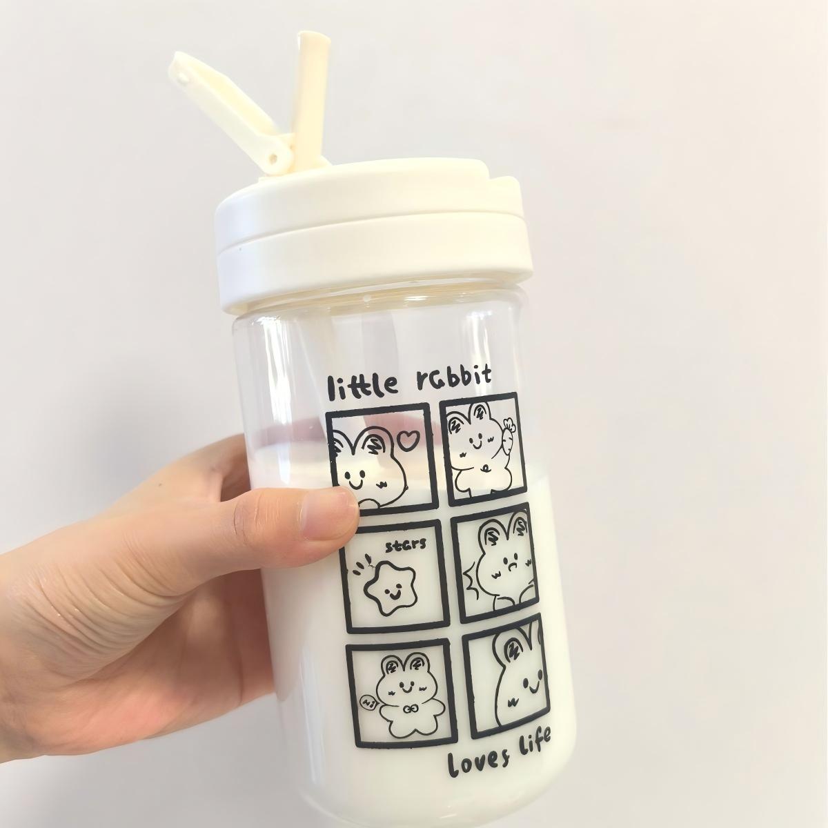 Botella de agua de oficina para estudiantes, plástico resistente al calor