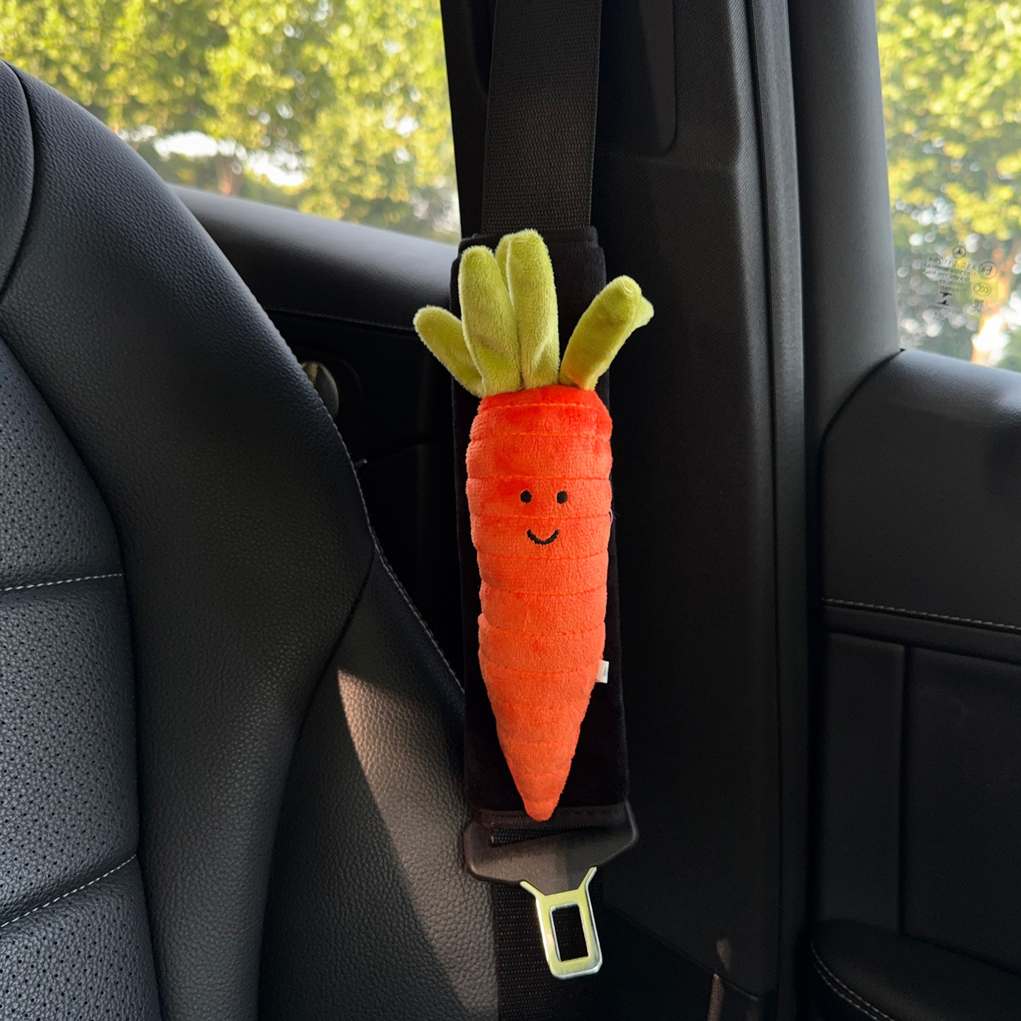 Seatbelt decoration carrot corn seatbelt shoulder pad car decoration car accessories plush toy cute